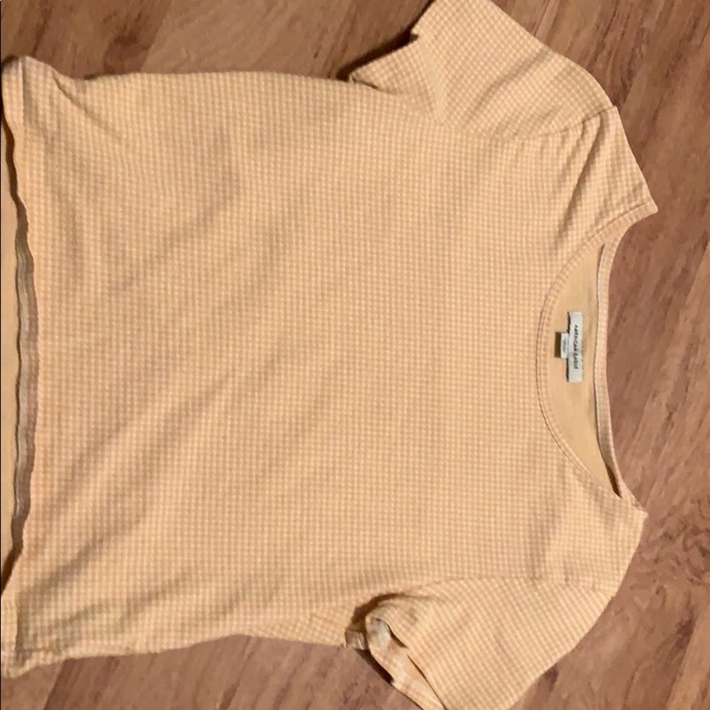 American eagle plaid top.